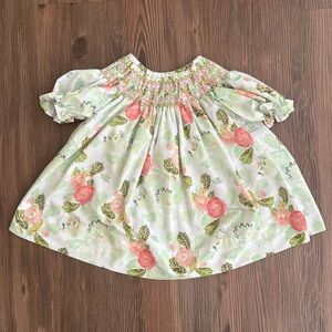 Smocked Sweets 2T Floral Dress